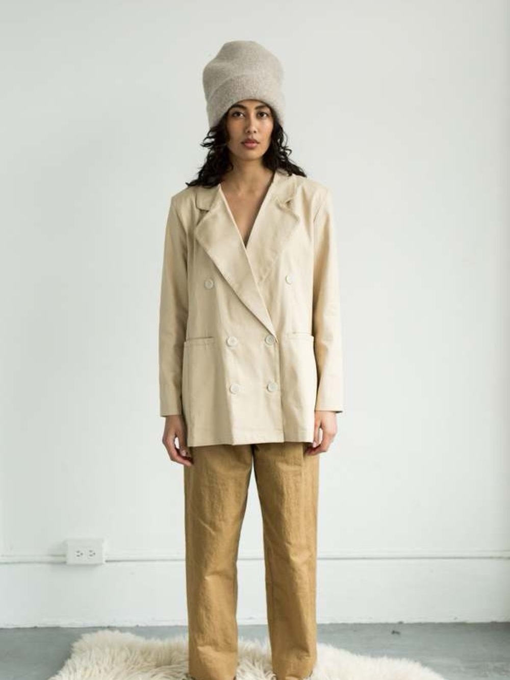 Boheme Blazer in Sand